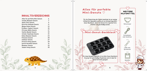 Gesunde Mini-Donuts für kleine Genießer