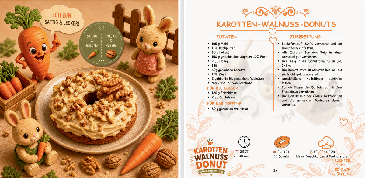 Gesunde Mini-Donuts für kleine Genießer